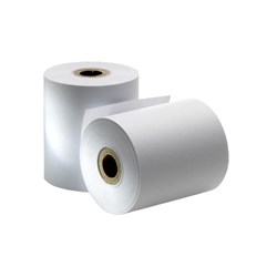 Basics Paper Thermal POS Register Rolls Basics White 80x80mm Lafayette