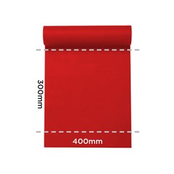 Lisah Paper Table Runner/ Placemat Red 400mmx24m Pro.mundi