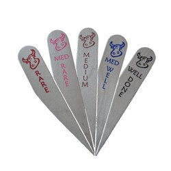 Steak Marker Med Rare Funky Cow Steak Out