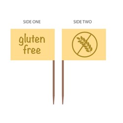 Gluten Free Flag Food Marker Alpen