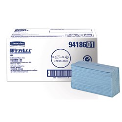 Embossed Wiper L30 3ply Blue Wypall