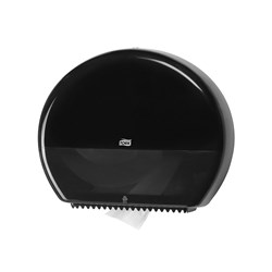 Elevation Plastic Jumbo Toilet Roll Dispenser Black 437x133x360mm Tork