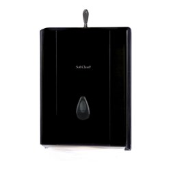 Slimfold Hand Towel Dispenser Black 248x348mm Soft Clean