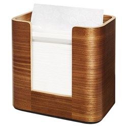 Xpressnap Wooden Napkin Dispenser Walnut Large 203x136x193mm Tork
