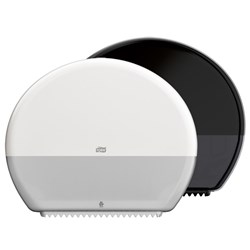 Elevation Plastic Jumbo Toilet Roll Dispenser White 437x133x360mm Tork