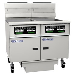 Pitco Solstice Supreme Deep Fryer Gas Silver 75L SSH75-FD/FF