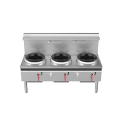 Cobra Gas Waterless Wok Desk 3 Burner 1800mm CW3H-CDD