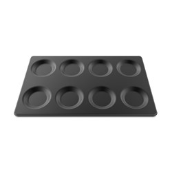 Egg Pan Nonstick Aluminum 8 Cup TG936 UNOX