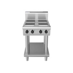 Waldorf Electric Cooktop Stainless Steel 4 Zone Leg Stand 600x805x1130mm RN8400SE-LS