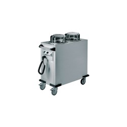 Rieber Mobile Double Tube Plate Warmer & Dispenser RRV-H2-190-320