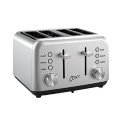 Classic Four Slice Toaster Stainless Steel