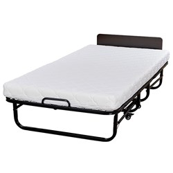 Deluxe Fold Up Bed With Mattress 2020x1020x560mm Compass