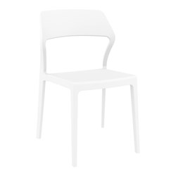 Snow Chair White 470mm Siesta