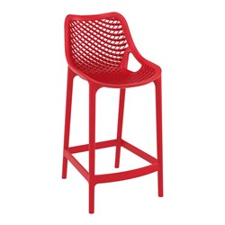 Air Bar Stool 65 Red 650mm Siesta