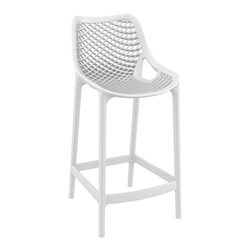 Air Bar Stool 65 White 650mm Siesta