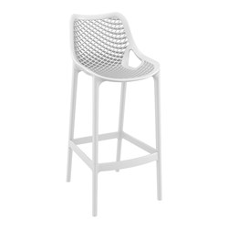 Air Bar Stool 75 White 750mm Siesta