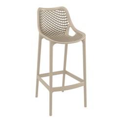 Air Bar Stool 75 Taupe 750mm Siesta