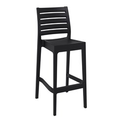 Ares Bar Stool 75 Black 750mm Siesta