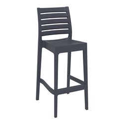Ares Bar Stool 75 Anthracite 750mm Siesta