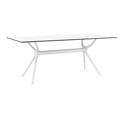 Air Table 180 White Top & Base 1800X900x740mm Siesta