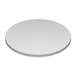 White Tabletop Round 800mm Werzalit