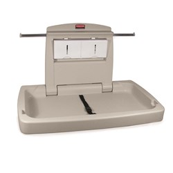 Baby Change Table Horizontal Grey 845mm Rubbermaid
