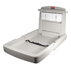 Baby Change Table Vertical Grey 578mm Rubbermaid