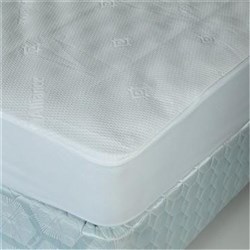 Jacquard Waterproof Mattress Protector White King Choyer