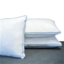 Pillow Medium Firm Navy Blue Piping 800GSM Choyer