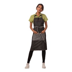 Manhattan Bib Apron With Pockets Blue Denim 860x760mm Chef Works