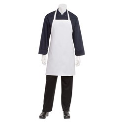 Bib Apron No Pocket White 840x710mm Chef Works