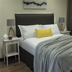 Blanket Kb Ultimate Coral Fleece Silver/Grey 275 X 248Cm