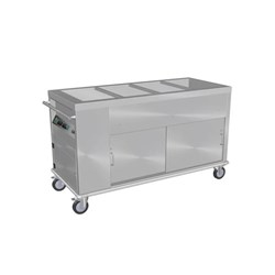 Bain Marie Culinaire Ch.Bmhm.3 Mobile W/- Hot Cupboard