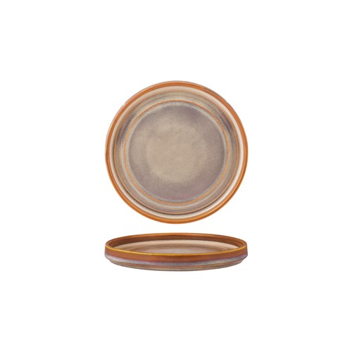 Urban Loft Rnd Plate 180X20mm Auburn