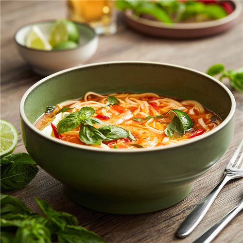 Mod Round Bowl Smokey Basil 212mm