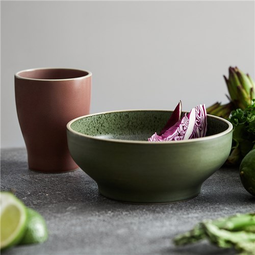 Mod Round Bowl Smokey Basil 212mm