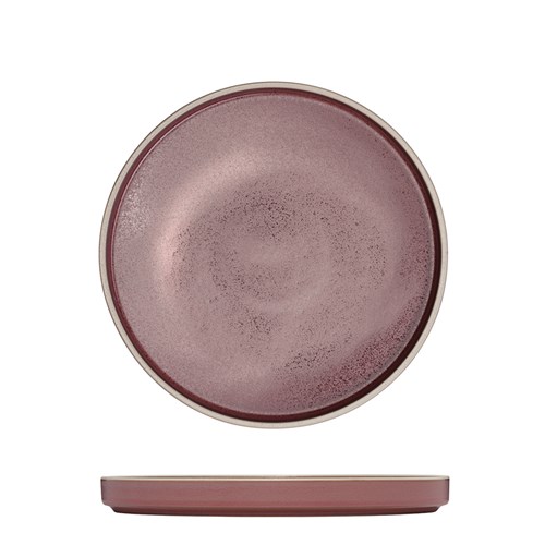 1076380 - Mod Round Plate Smokey Plum 200mm