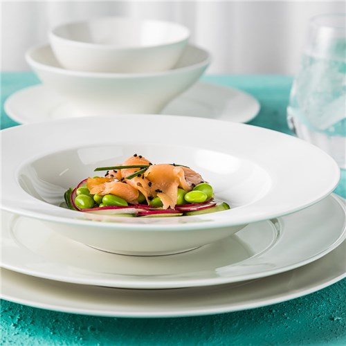 Serenity Coupe Flat Plate White