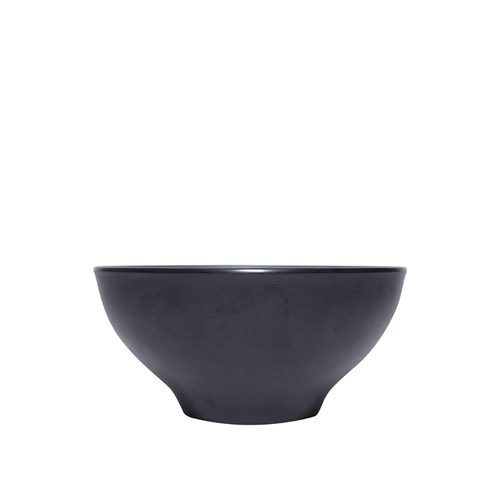 1181074-1 Dual Colour Melamine Bowl Black/Grey 150mm CouCou
