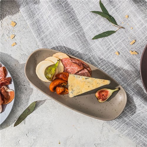 Element Oval Platter Earth Beige 360mm