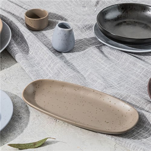 Element Oval Platter Earth Beige 360mm