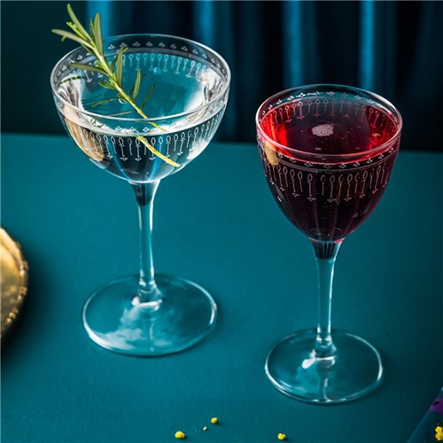 Art Deco Martini Glass 230ml