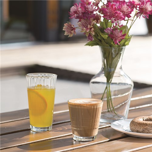 Stack Up Cross Old Fashioned Glass 210ml Tempered