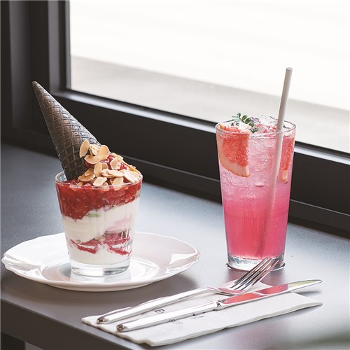 Stack Up Cross Old Fashioned Glass 210ml Tempered