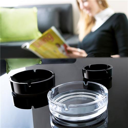 Glass Ashtray Round Clear 107mm Arcoroc