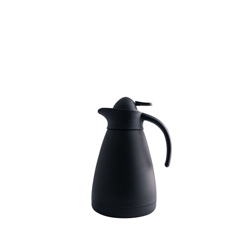 1L Stainless Steel Vacuum Insulated Jug Matte Black Cater Chef