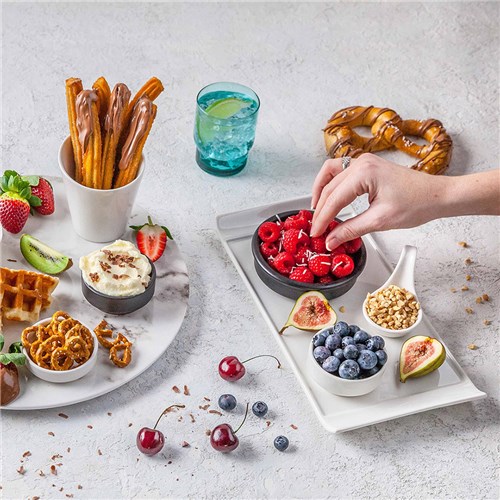 Basics Dip Dish Matte Black 96mm Essentials Collection