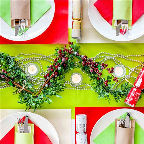 Bon Bons Paper Red & Green 250mm