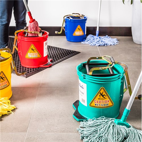 Aluminium Handle Yellow 1350mm Kleaning Essentials