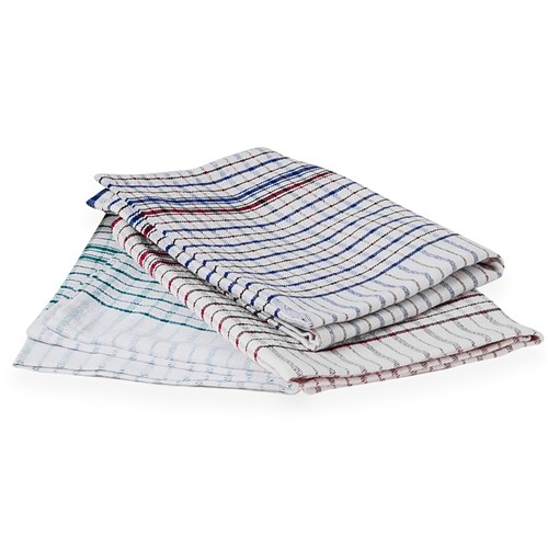 Tea Towel Super Soaker Red Cotton 450X760mm